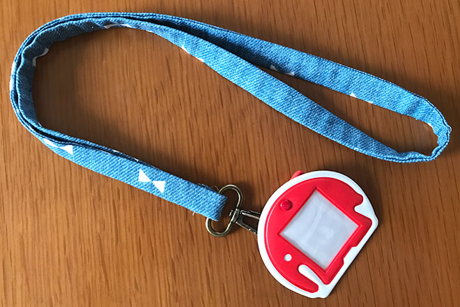 ネックストラップ＊イエロードットストライプパッチワーク - Y's werk＊ワイズヴェルク ハンドメイド 布小物 手作り オリジナル商品Ｓｈｏｐ