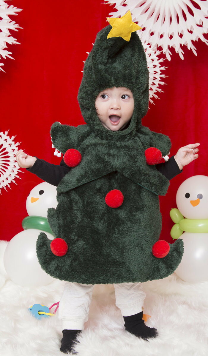 100円フェルトで手作りクリスマスツリー美人服を作るための洋裁レッスン100