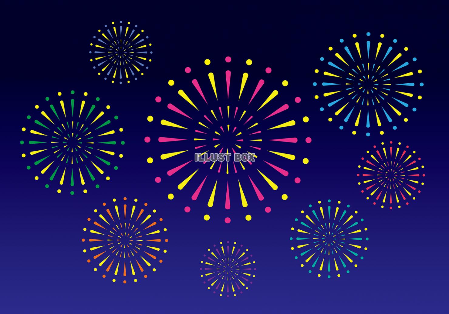 夏祭りの夜を彩る花火」の画像・写真素材を無料ダウンロード 1 背景フリー素材 BEIZ images