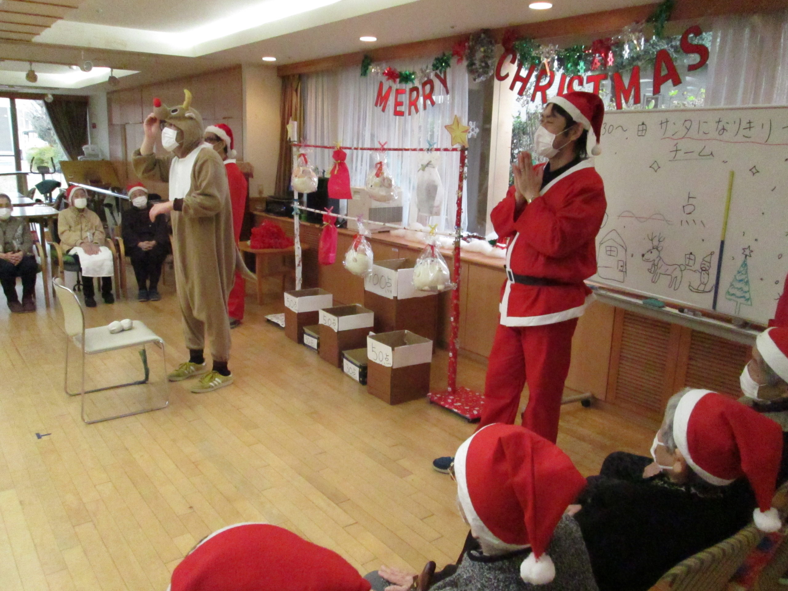 クリスマス会 2018岡山の介護付有料老人ホーム敬愛グループ