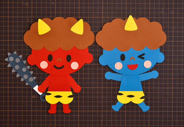 節分壁面飾り 壁面飾り お部屋飾り ❁¨̮2月節分豆まき壁面装飾『