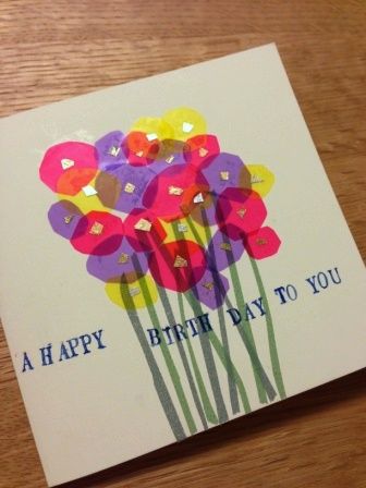 子どもの誕生日にバースデーカードを手作りしよう！作り方を写真で解説保育士を応援する情報サイト 保育と暮らしをすこやかに ほいくらし