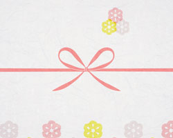 のし紙テンプレート 桜 JPG PDF Word 桜柄入り 春や内祝い・お返しにピッタリ無料テンプレートTemplateBox