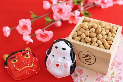 背景-節分-豆まきのイラスト素材61090823- PIXTA