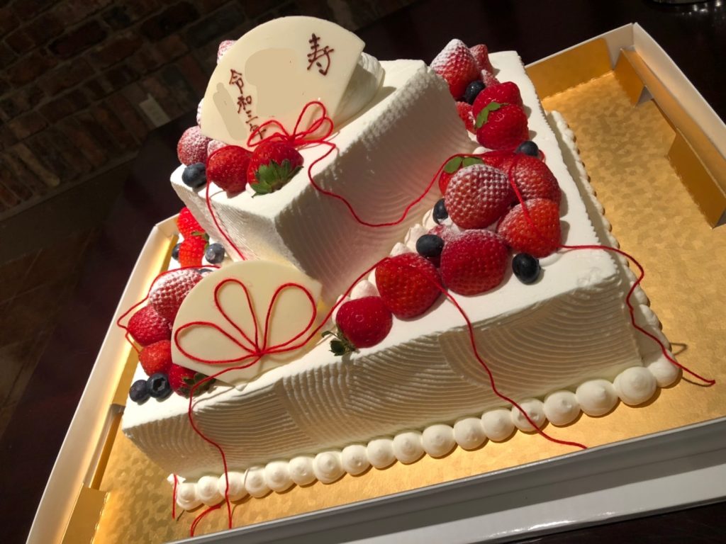 和」風のウェディングケーキHAND in hand for wedding