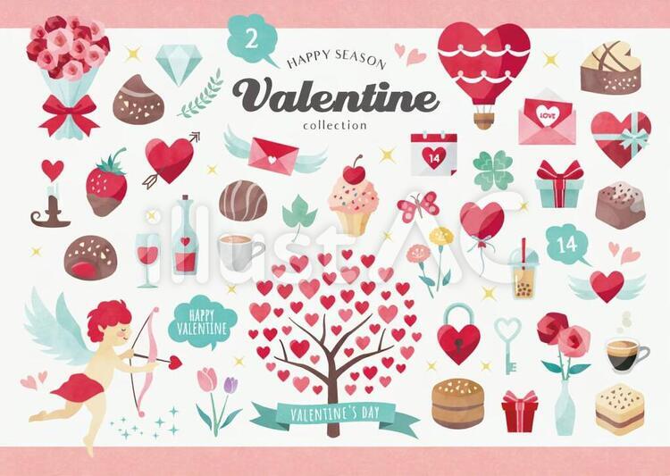 バレンタインデーのイラスト無料イラスト素材集Lemon