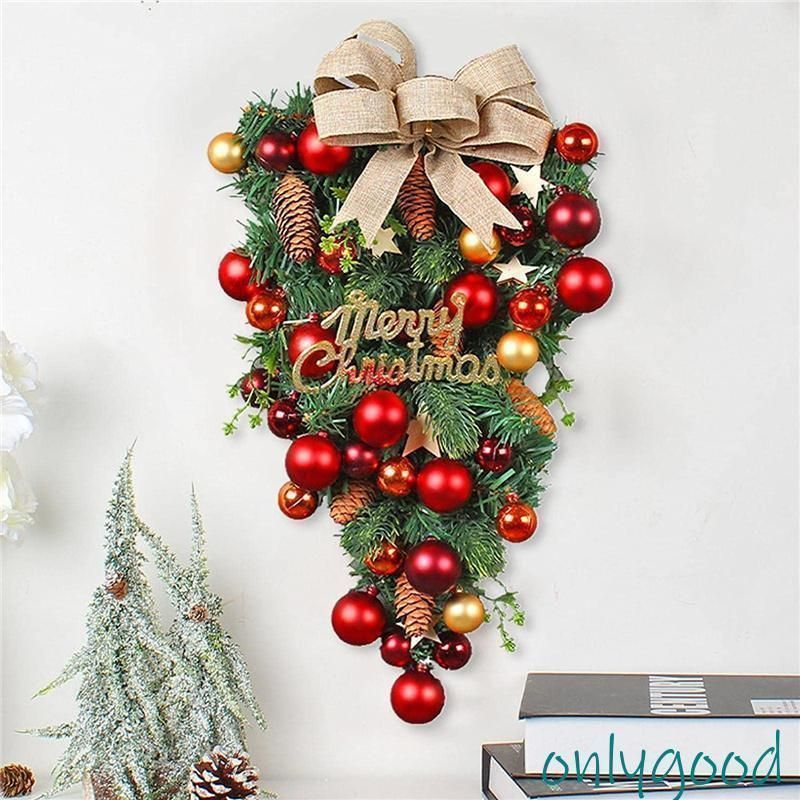 超早割価格 ずっときれい！毎年飾れる！超特大クリスマススワッグ 玄関 インテリア プレゼント スワッグ Green Note* 通販14663542Creema クリーマ
