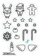 動物の赤ちゃんぬりえページかわいい漫画クリスマスぬりえページ概要スケッチ図 ベクターイラスト画像とPNGフリー素材透過の無料ダウンロード -Pngtree