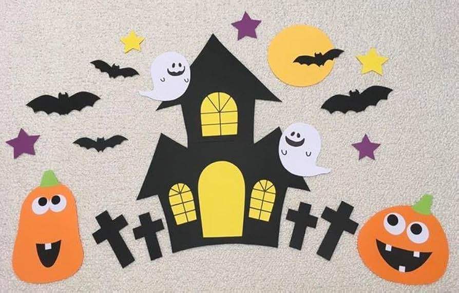 Amazon.co.jp: ハロウィン 壁面 装飾 お城 : おもちゃ