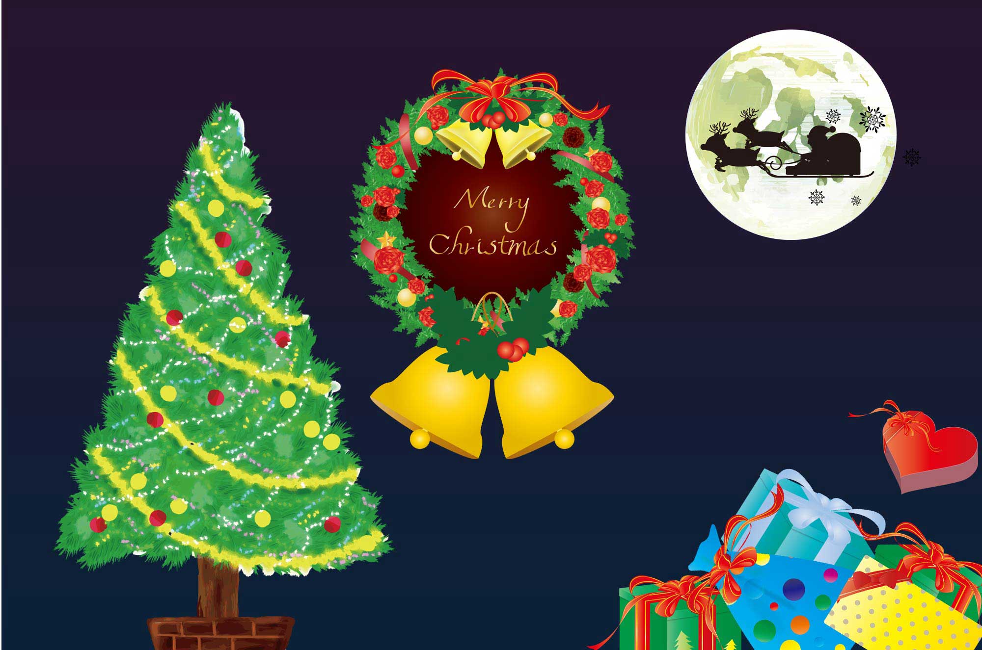 クリスマスのイラスト 無料素材