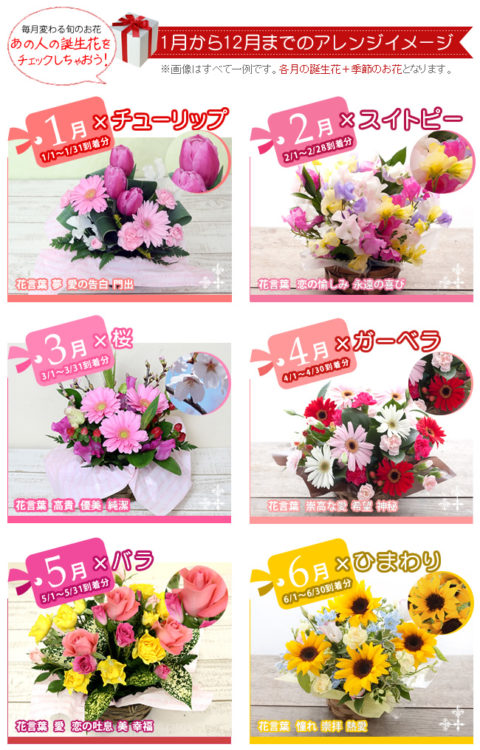 誕生日に贈る花・花束・アレンジメントのフラワーギフトフラワーギフトの通販は花キューピット