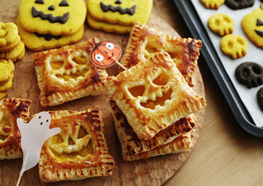 ハロウィンおにぎり弁当 梅型ver. 〜スパイダー問題？！〜Eat Happy 〜ちなぞぅのキャラ弁＆おうちごはん