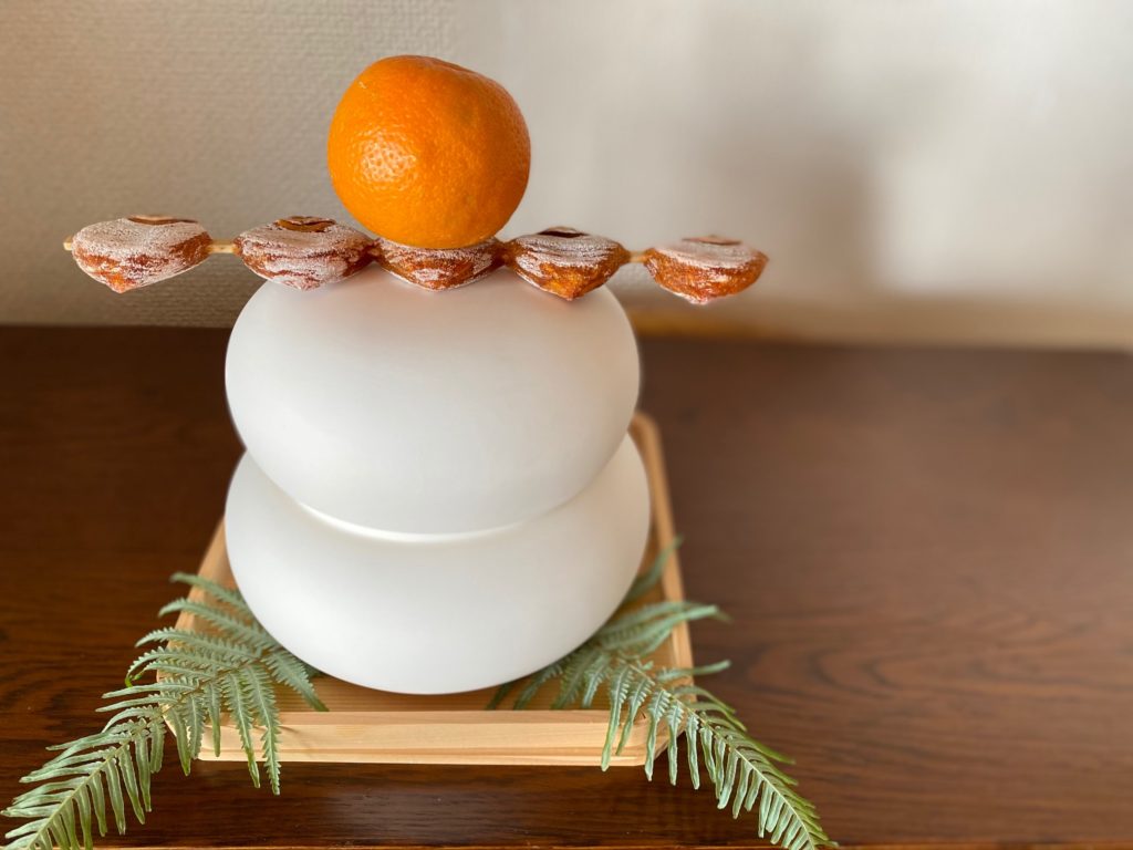 正月鏡餅飾り用、串干し柿の時期が来ました黄昏の自由人