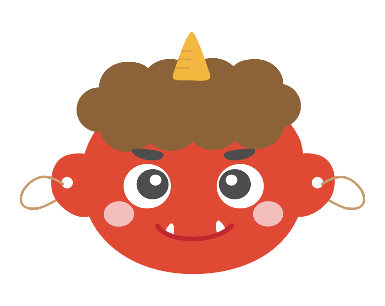 保育 製作 節分の製作に使える！紙皿で作る鬼のお面♪Setsubun Demon mask