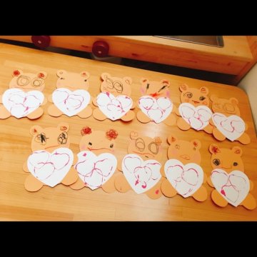 大阪市 児童発達支援 きずなはうすほっぷ バレンタイン制作大阪市内にて放課後等デイサービスで保育・児童指導員業務を行っています