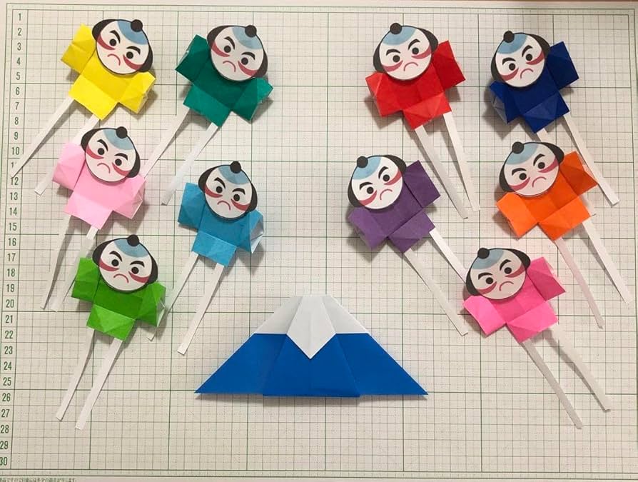 折り紙や１００均材料で作る手作り正月飾りの作り方子どもの自由研究高齢者レクにも