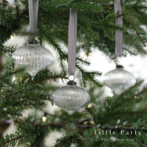 ガラス クリスマスツ―リー＆オーナメント セット 20cm ガラス細工