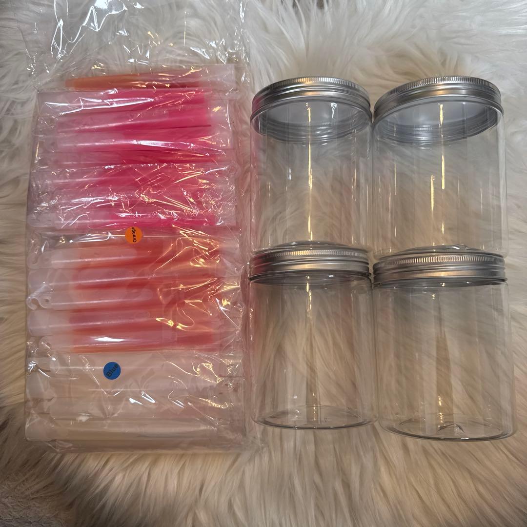 サイリウム 結婚式 ドレス色当て 4色セット箱なし