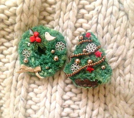 ビーズ刺繍 パール クリスタル ブローチ素敵なクリスマスブローチ ビーズ刺繍ジュエリー・キット 淡水パールのホワイトクリスマスツリー・ブローチEveryday Beads Life！ビーズアクセサリー キット ビーズ刺繍 ブローチ クリスマス ツリー ハンドメイド 手作り大人