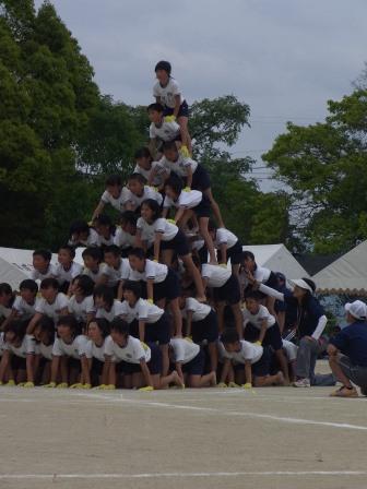 最後の運動会 ６年生児童の組体へのお・も・い・ – 和歌山市立 川永小学校