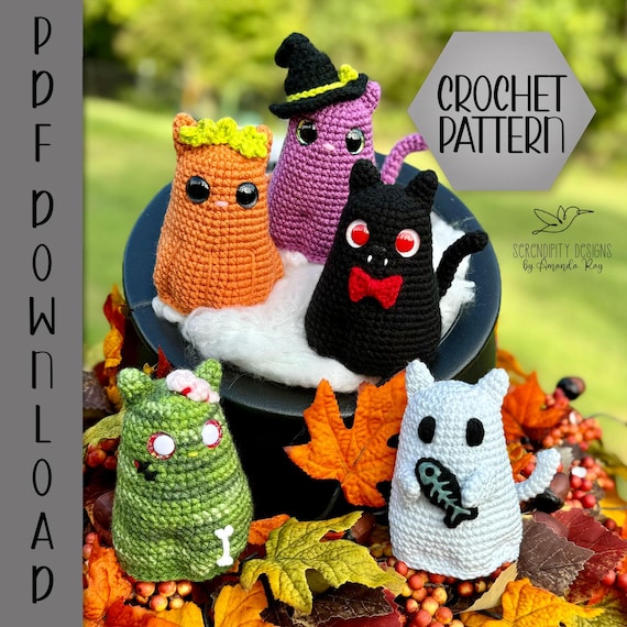 ハロウィン」のアイデア 150 件編み 図, ハロウィーン編み物, あみぐるみ 編み図