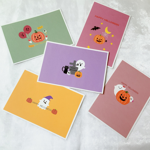 ハロウィン カード セット ギフトカード グリーティングカード 20枚