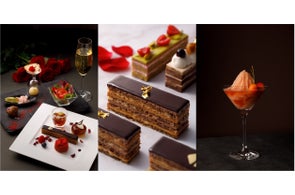 グランド ハイアット 福岡2023年クリスマスケーキ、ビターチョコのブッシュ・ド・ノエルなど - ファッションプレス
