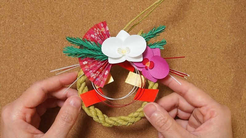 しめ縄飾り 手作りキット 送料込杉の木クラフト