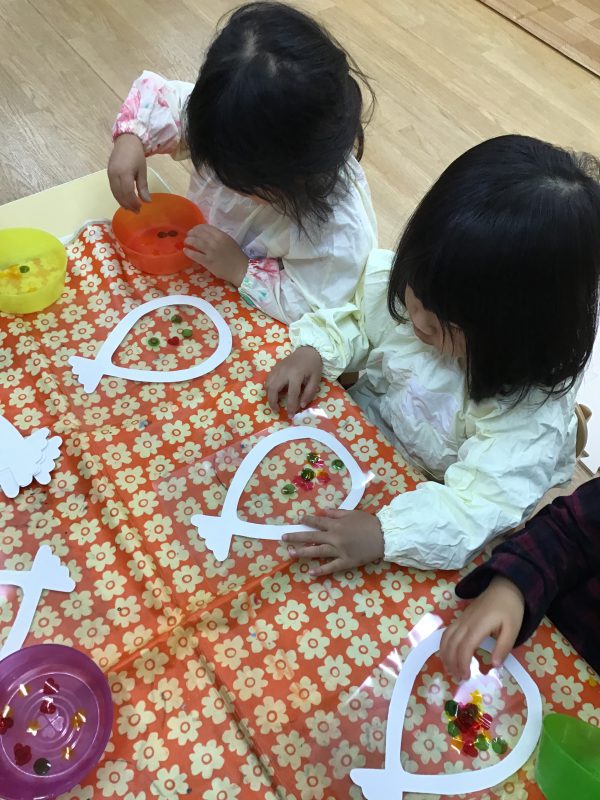 クリスマス製作をしたよ！ 年中とよはなブログ豊田花園幼稚園豊田市 幼稚園