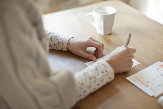 入籍・結婚報告 はがき文例１枚～即日印刷プリントメイト