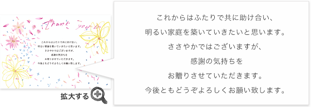 入園・入学の内祝いも写真入メッセージカードで！ルメール内祝いギフト