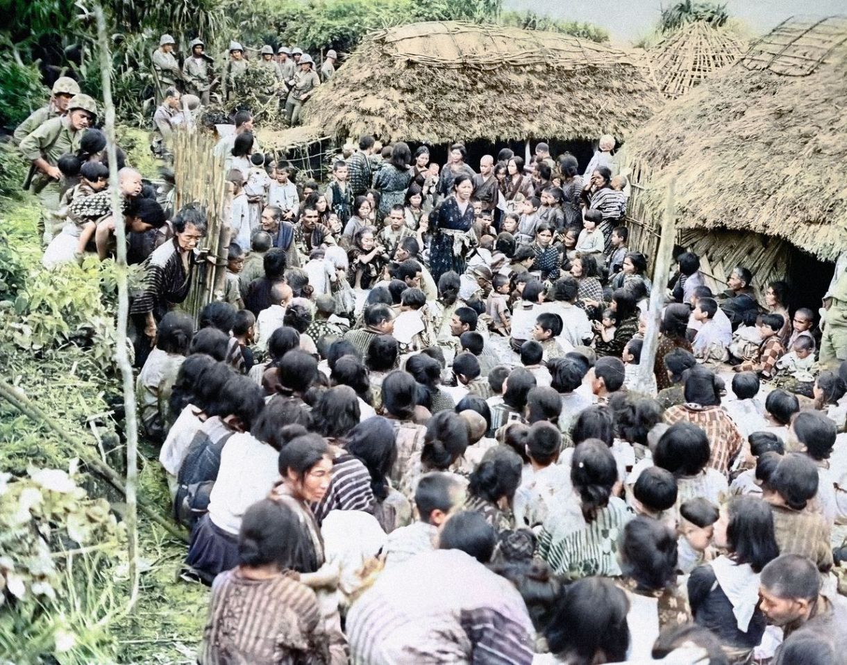 沖縄戦のリアル：AIカラー化写真で蘇る民間人の姿戦後78年の記録79年目の終戦文春オンライン