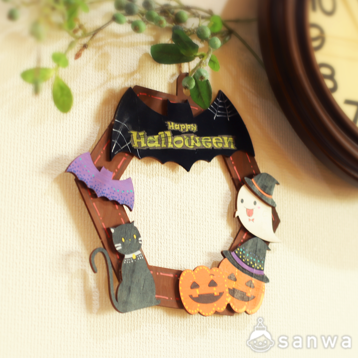 ハロウィンリースを紙皿や折り紙で手作り♪ダイソーで揃う簡単工作かんたん工作・折り紙☆選り好み