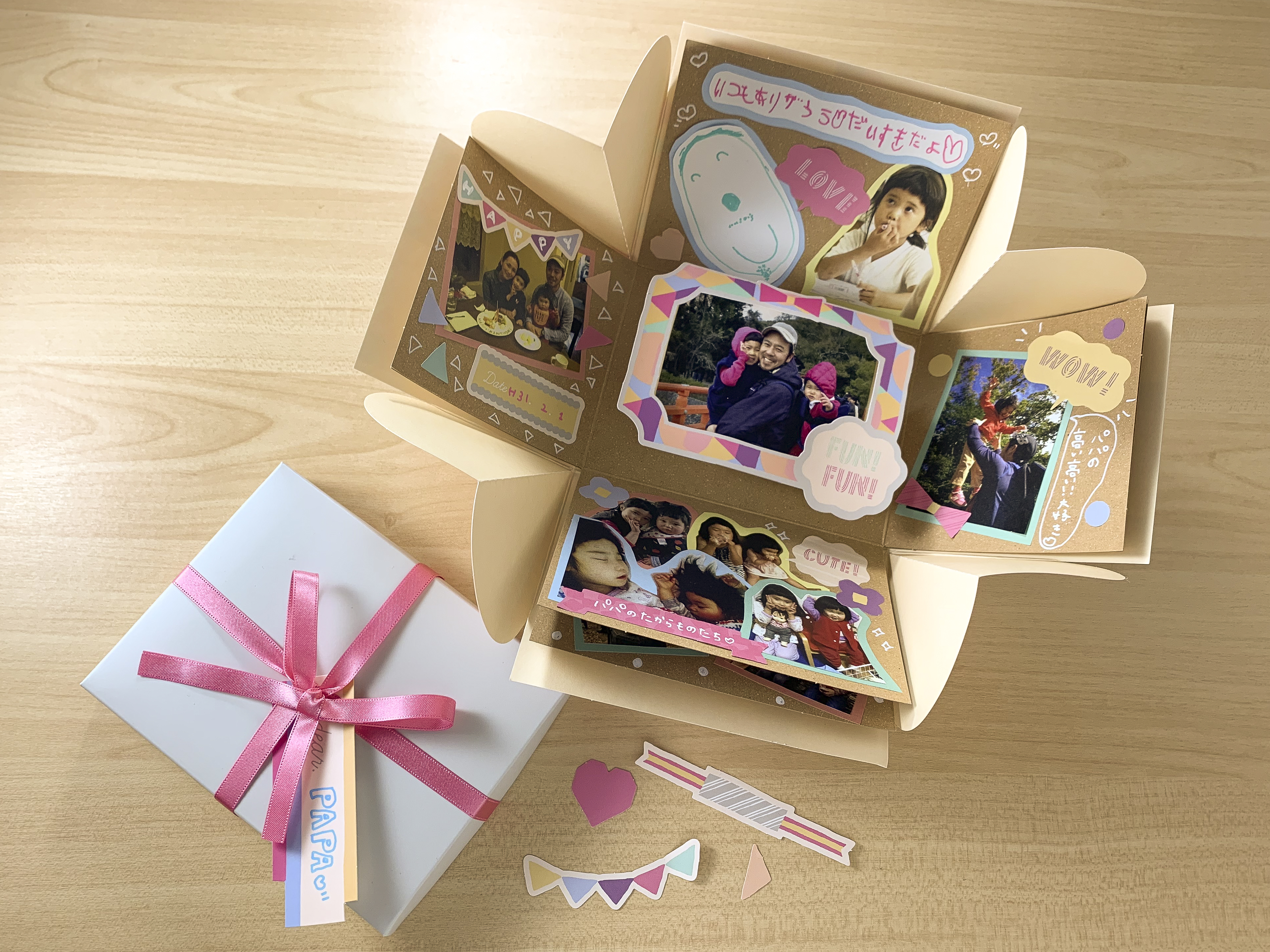 サプライズ ボックス 誕生日 記念日 写真 手作り プレゼント 簡単 アルバム 飛び出す デコレーション かわいい DIY ハンドメイド :プライスバリュー - 通販 - Yahoo!ショッピング