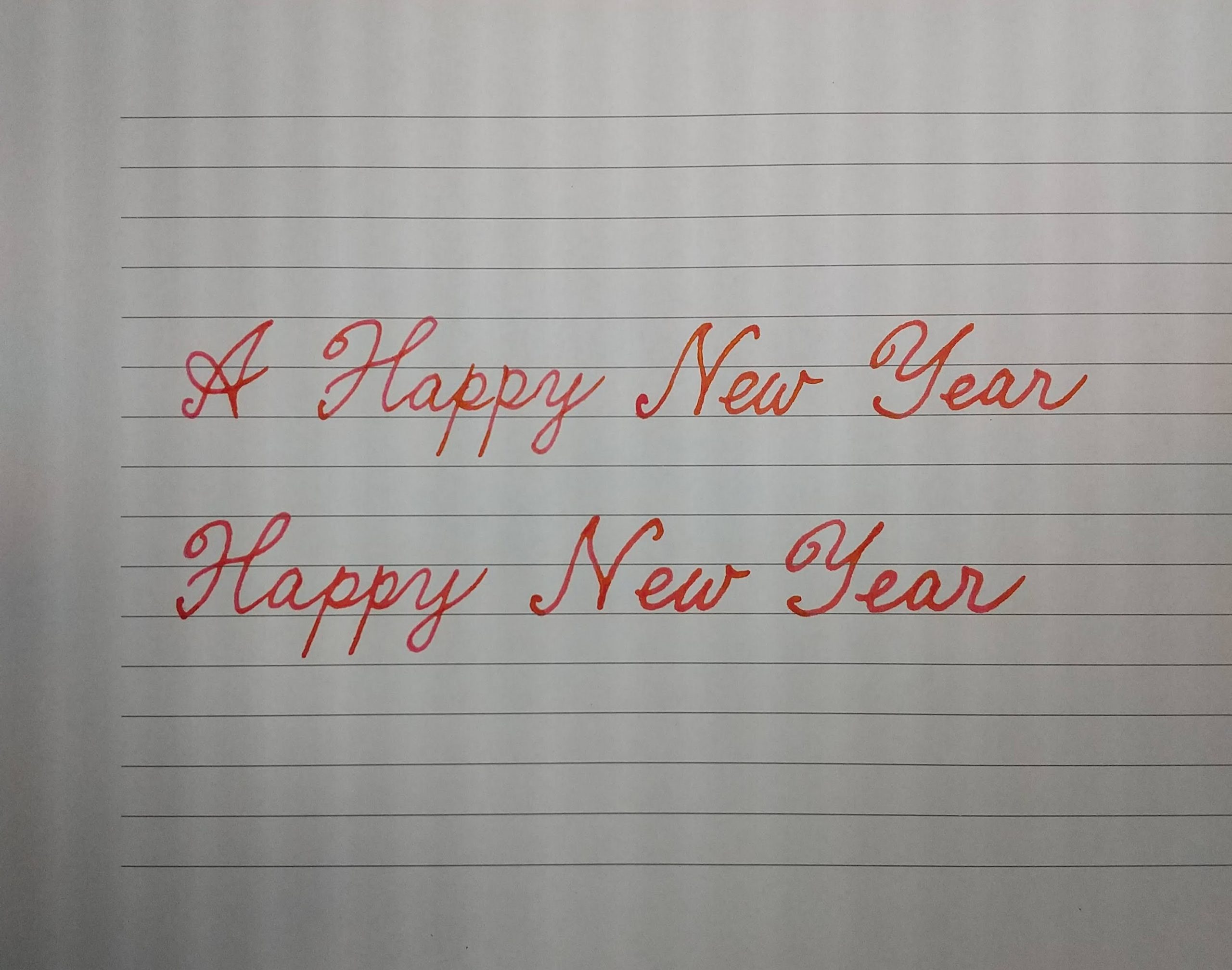 ハート形のHAPPY NEW YEAR 赤透過PNG ：イラスト無料