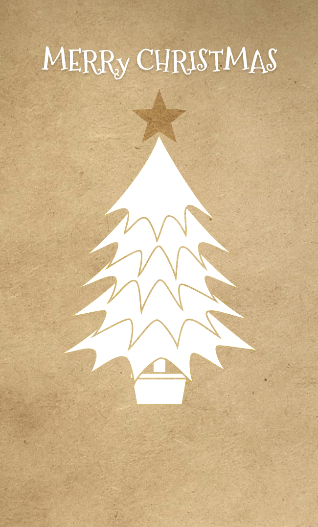 クリスマスカード2024テンプレート - ポストカード無料テンプレート 「イラストareira」 Free Postcard