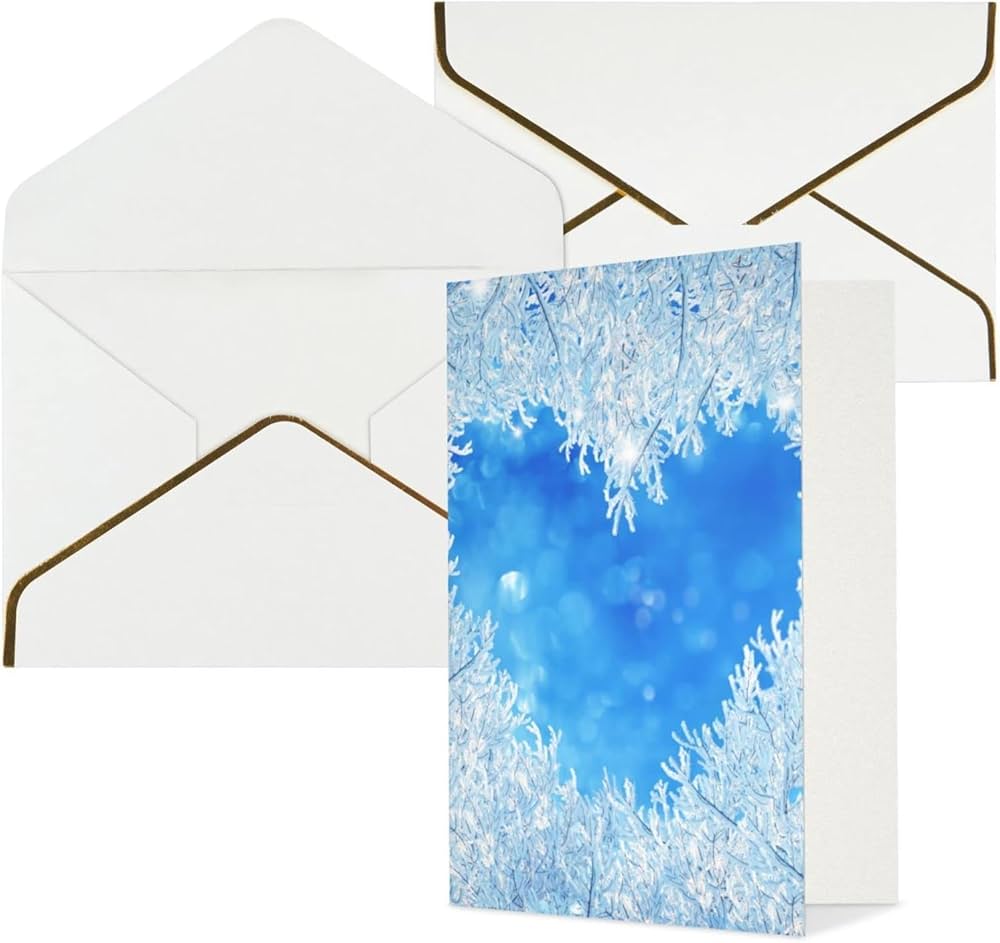 冬のメッセージカード_雪だるま 青_横イラスト - No: 23332418無料イラスト・フリー素材なら「イラストAC」