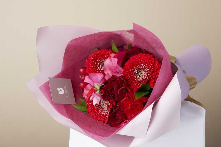 祝い花をオーダーしたいのですが」と、青森に住む男子から一本の電話。 私{なぜうち NOT FLOWER を選んでくれたんですか？📞{名前が面白いなと思って、、、お祝い花誕生日ブーケ誕生日の花束誕生日墨田区花屋