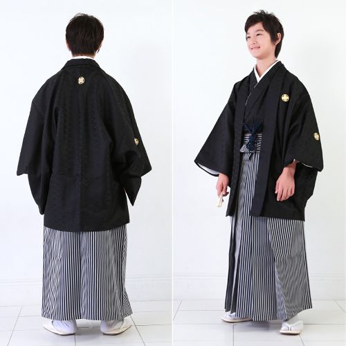 メンズ袴‼️最高級大島アンサンブル‼️完全フルセット‼️家から揃える無し‼️逸品 成人式 紋付 袴レンタル mo025s 男 羽織袴 フルセットかっこいい おしゃれ 年末 正月 1月 人気 メンズファー ブランド 遊助×グレーブラックLINEブランドカタログ