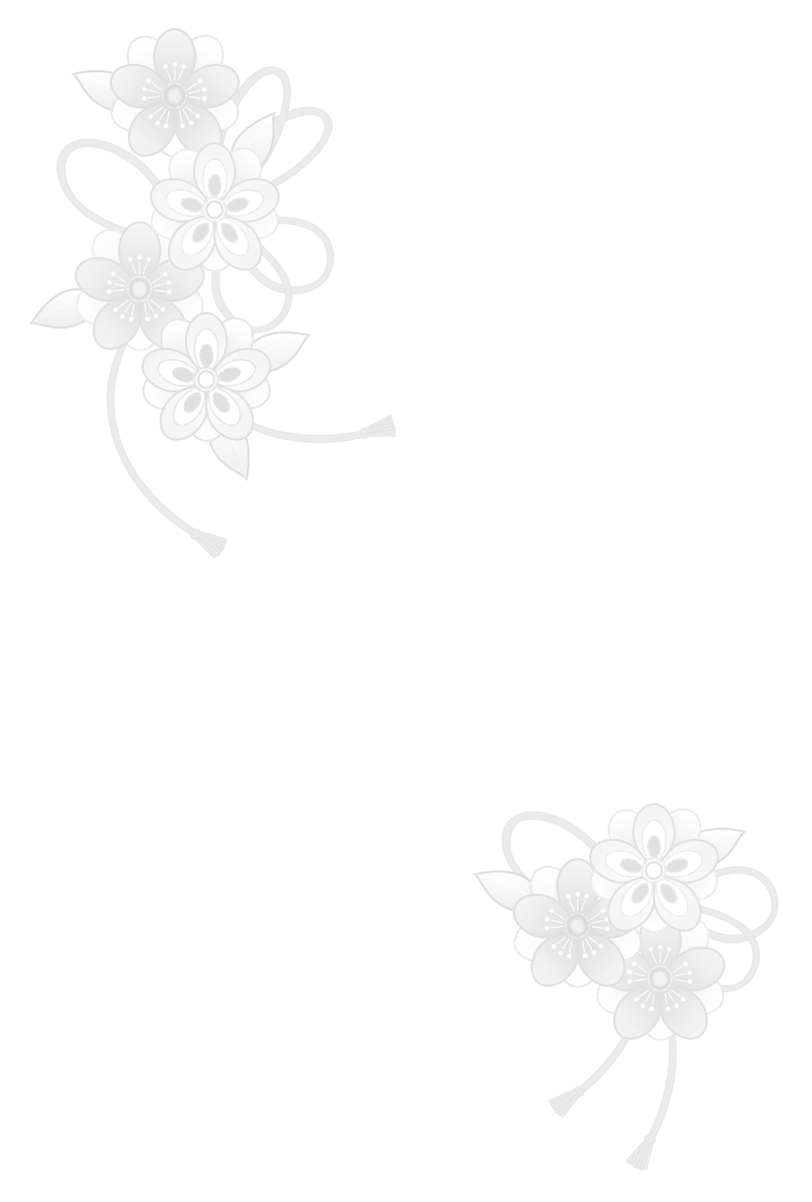 喪中ハガキ用 ユリの花のイラスト素材43938235- PIXTA