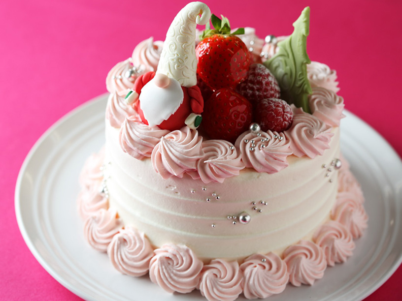 クリスマスまで1週間🗓サンタケーキの作り方🎅🏻