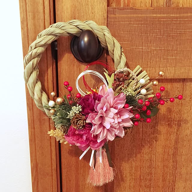 しめ縄 しめ縄飾り しめ縄リース お正月 お正月飾り などのインテリア実例 - 2020-12-26 09:16:49RoomClip ルームクリップ