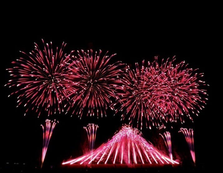 長野えびす講花火大会 ミュージックスターマイン Music Star mineJapan Nagano Ebisukou FireworksFestival 2012 Pyromusical