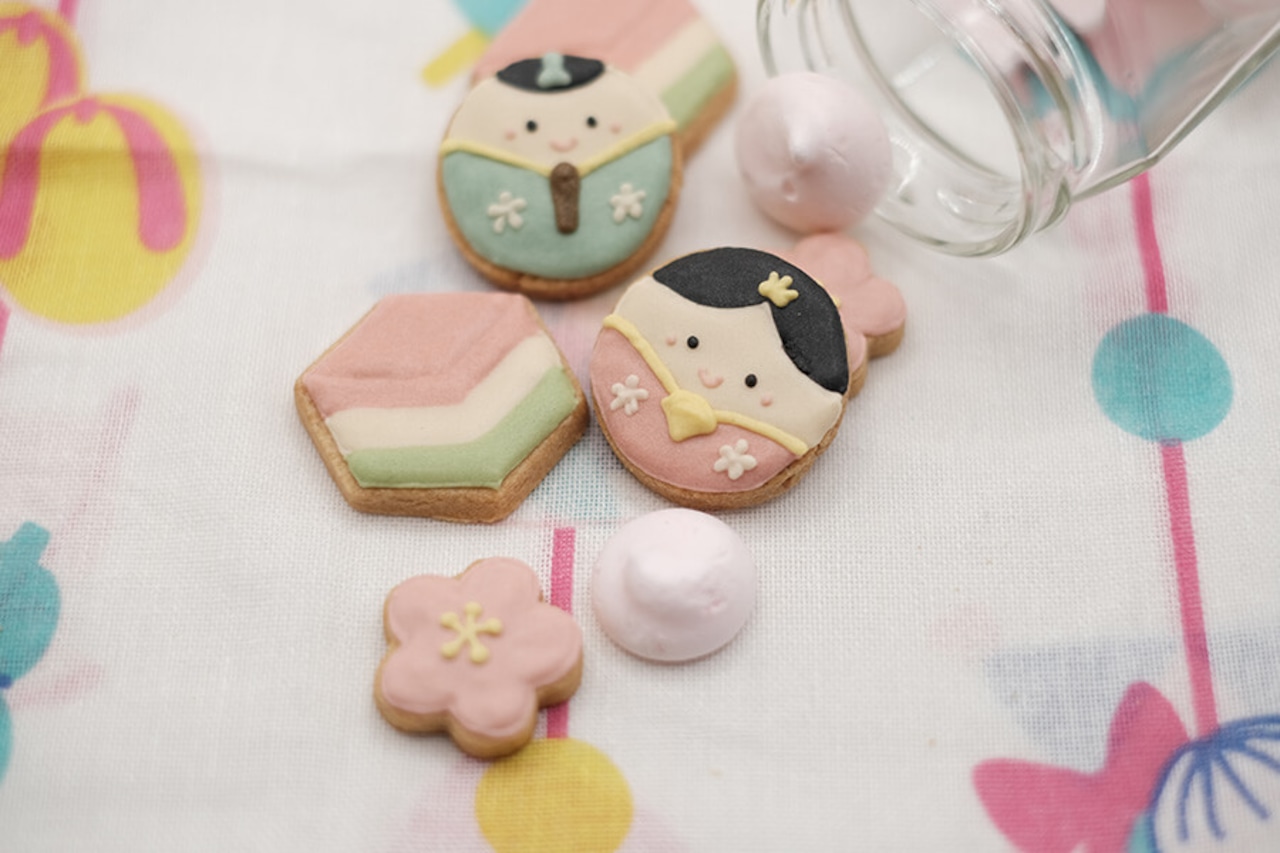 手作りお菓子 ひな祭りクッキー アイシングデコレーション作り方