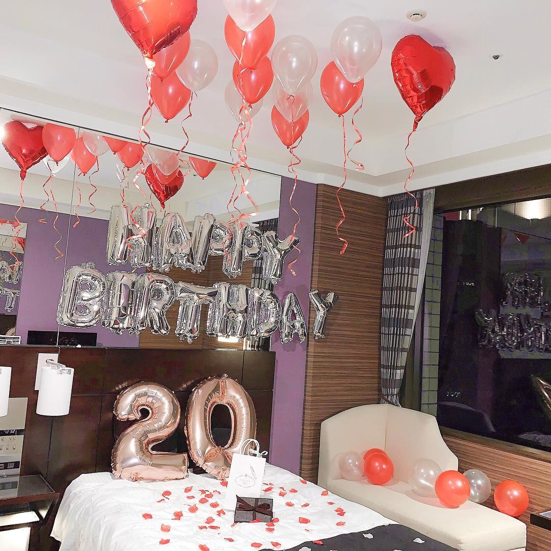 ＊vlog＊サプライズで彼氏の誕生日にかわいく飾り付けしました✨