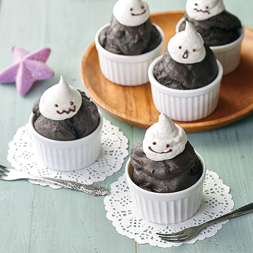 おばけのカップケーキ