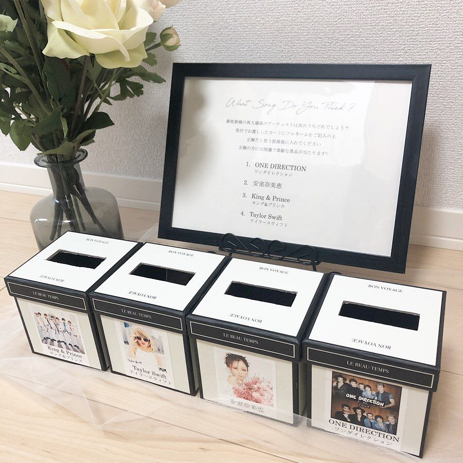 結婚式✴︎入場曲当てクイズ作成します 入場or披露宴で曲当てクイズ盛り上がる事間違いなし！ココナラ