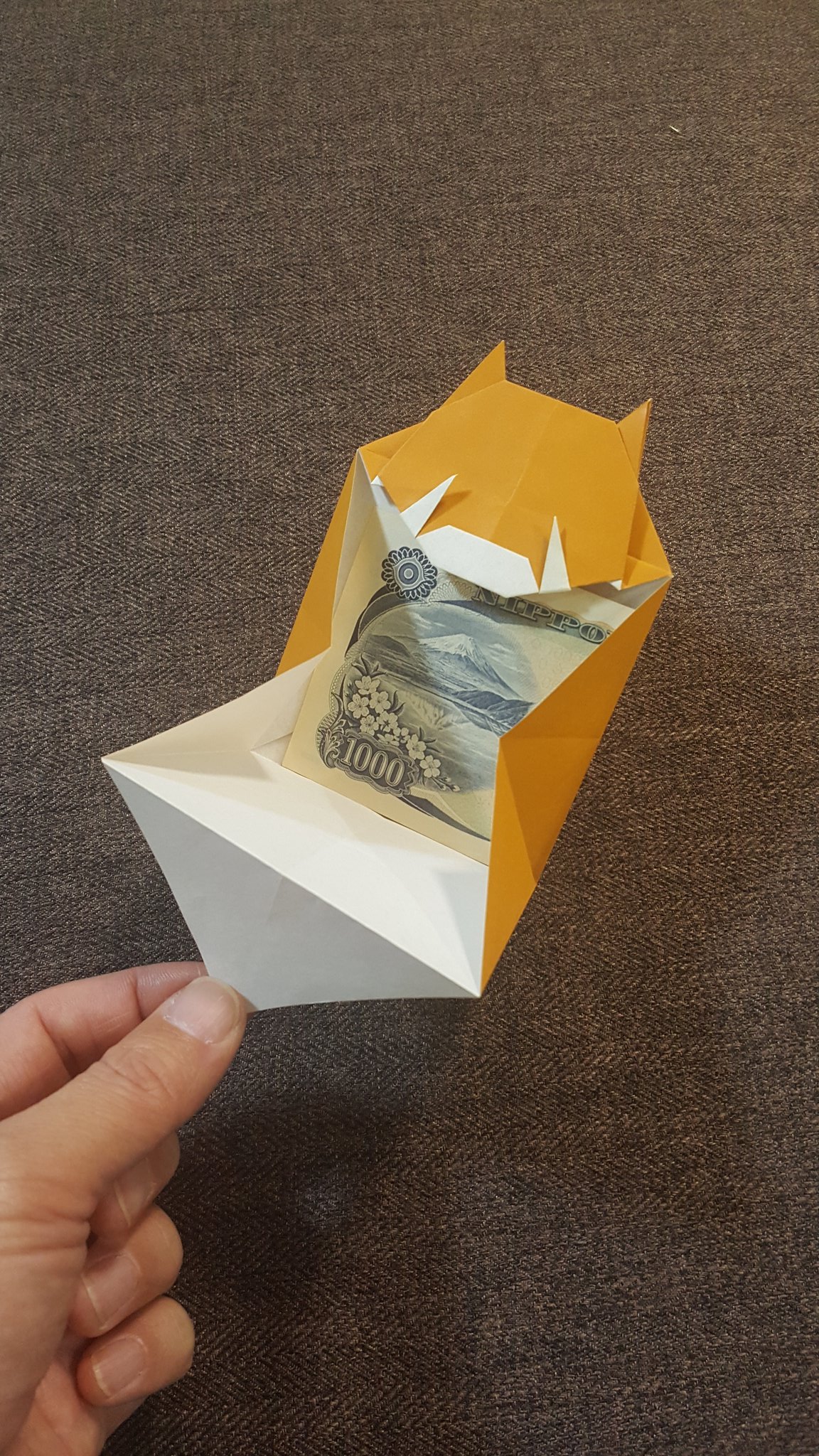 折り紙 ポチ袋のおしゃれで簡単な折り方！のりもはさみも必要なし！ことのは