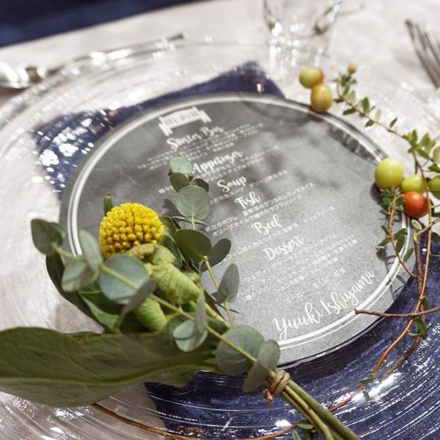 最新 ゲストテーブルを彩る「ショープレート」人気ベスト3ブライダルスタッフノートペガサスキャンドル株式会社 ブライダル事業