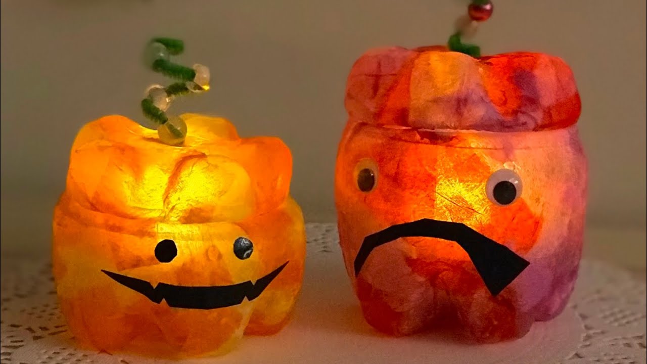 ハロウィン工作 ジャック・オー・ランタンのお菓子バッグを作ろう♪ Let’s make a candy bag